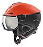 Uvex Instinct Visor - casco sci alpino, Red/Black
