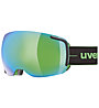 Uvex Big 40 FM - Skibrille, Black/Green Mat