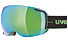 Uvex Big 40 FM - Skibrille, Black/Green Mat