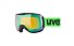 Uvex Downhill 2100 CV - maschera sci, Black/Green