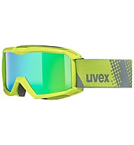 Uvex Flizz FM - maschera sci - bambino, Green