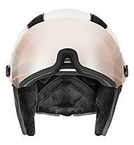 Uvex Hlmt 600 Visor - casco sci alpino, White Mat