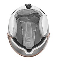 Uvex Hlmt 600 Visor - casco sci alpino, White