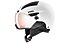 Uvex Hlmt 600 Visor - casco sci alpino, White Mat