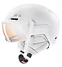 Uvex Hlmt 700 visor - casco con visiera, White Mat