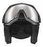 Uvex Instinct visor pro V - Skihelm, Black
