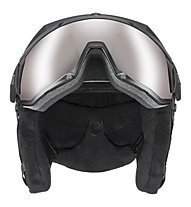 Uvex Instinct visor pro V - Skihelm, Black