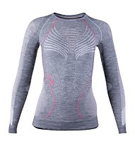 Uyn Ambityon Melange - maglietta tecnica a maniche lunghe - donna, Grey/Pink