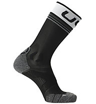 Uyn Runner's One - calzini lunghi running - uomo, Black/White