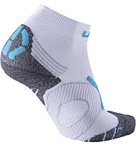 Uyn Super Fast Run - calzini corti running - donna, White/Blue