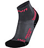 Uyn Superleggera Run - calzini corti running - donna, Dark Grey/Pink