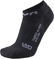 Uyn Trainer No Show - calzini corti running - donna, Black/Grey