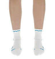 Uyn Veloce - calzini corti running - donna, White/Light Blue