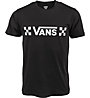 Vans Drop V Check-B - T-Shirt - Herren, Black