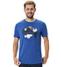 Vaude Gleann - T-shirt trekking - uomo, Blue/White/Black