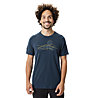 Vaude Gleann - T-shirt trekking - uomo, Blue/Yellow