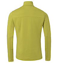 Vaude Livigno Halfzip II - pullover in pile con zip - uomo, Light Green/Yellow