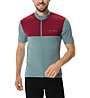 Vaude Matera FZ Tricot - Radtrikot - Herren, Light Green/Dark Red