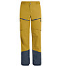 Vaude Monviso 3L - pantaloni sci alpinismo - uomo, Yellow/Blue
