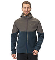 Vaude Qimsa Softshell - Radjacke - Herren, Brown/Blue