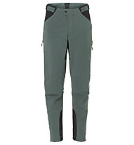 Vaude Qimsa Softshell Pants II - lange MTB Radhose - Herren, Green/Blue