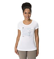 Vaude Skomer Print II - T-shirt - Damen, White