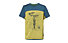 Vaude Solaro II - T-Shirt - Kinder, Light Yellow/Light Blue