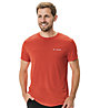 Vaude Sveit Shirt Herren Wandershirt kurzärmelig, Red