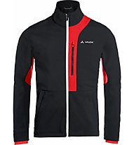 Vaude Virt Softshell - giacca ciclismo - uomo, Black/Red