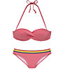 Venice Beach Elastico Bandeau B - Bikini - Damen, Light Pink