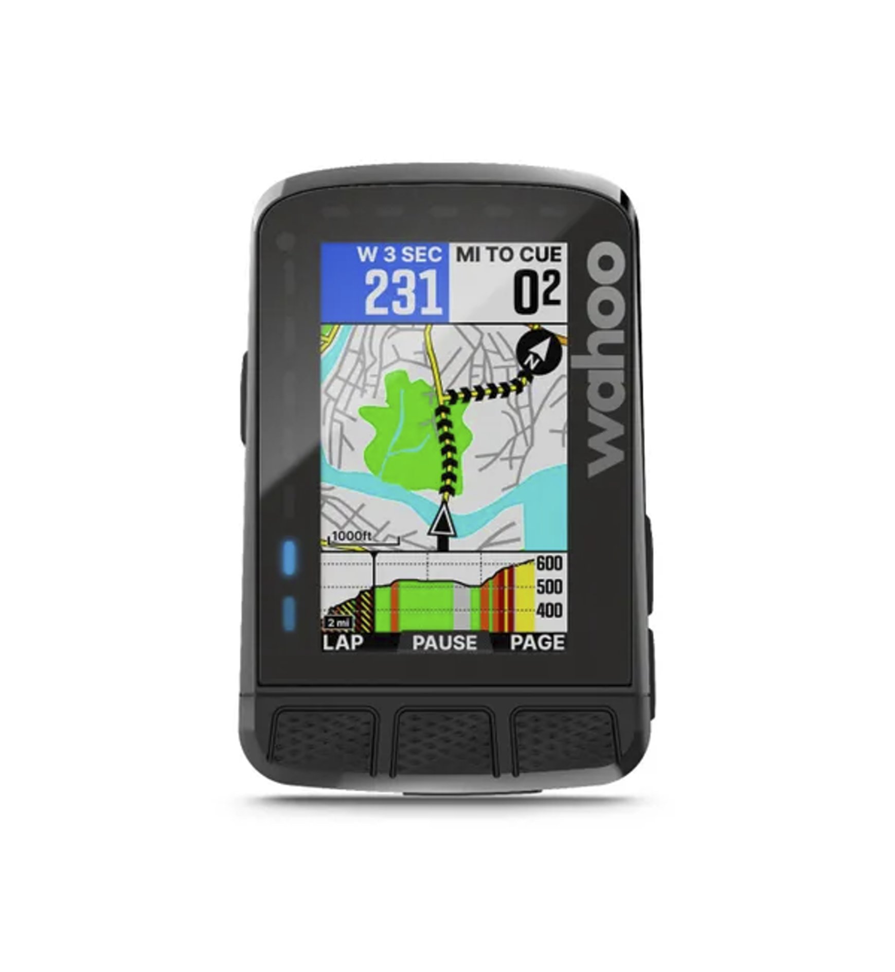 Braleto Funda +2 Piezas Protector de Pantalla Compatible con Wahoo Elemnt Roam,Protector de Pantalla de Vidrio de Dureza 9H Accesorios para Ordenadores de Bicicleta GPS (Midnight Blue
