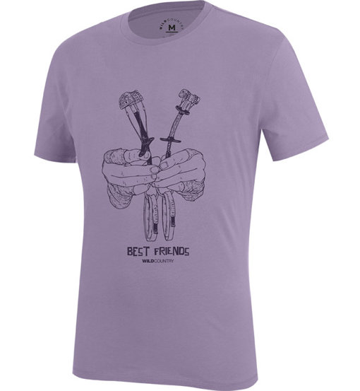 Wild Country Flow M: T-shirt Arrampicata in Cotone Organico