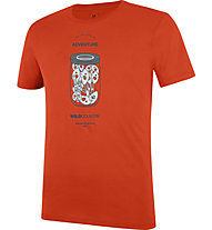 Wild Country Flow M - T-shirt arrampicata - uomo, Orange/White/Grey