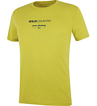 Wild Country Flow M - T-shirt arrampicata - uomo, Dark Yellow/Blue