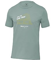 Wild Country Flow M - Herren-Kletter-T-Shirt, Light Green/Yellow/White