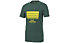 Wild Country Stamina - Herren-Kletter-T-Shirt, Dark Green/Yellow