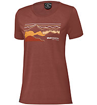 Wild Country Stamina W- Damen-T-Shirt, Red/Orange