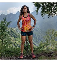 Wild Tee Plumes - top trail running - donna, Orange