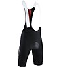 X-Bionic The Trick G2 Bike - pantaloni bici con bretelle - uomo, Black/White