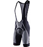 X-Bionic The Trick - pantaloni bici con bretelle - uomo, Black/Grey