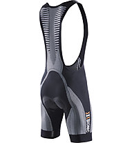 X-Bionic The Trick - pantaloni bici con bretelle - uomo, Black/Grey