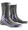 X-Socks 4.0 Trek Silver W - calzini trekking - donna, Grey/Purple