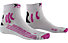 X-Socks Run Speed One - calzini running - donna, Grey/Pink