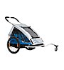 XLC Duo8teen BS-C04 - Fahrradanhänger, Blue/Grey