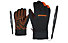 Ziener Lanus AS® PR - guanti da sci - bambino, Black/Orange