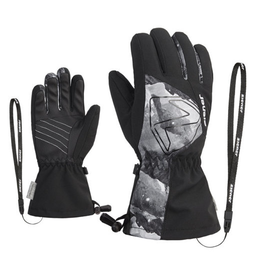 Ziener Laval ASR AW - guanti da sci - bambino. Taglia 6,5