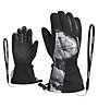 Ziener Laval ASR AW - guanti da sci - bambino, Black/Grey